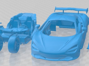 McLaren 720S 2018 Printable Car 3D प्रिंट मॉडल