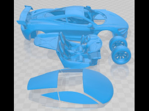 McLaren 720S 2018 Printable Car 3D Print Model