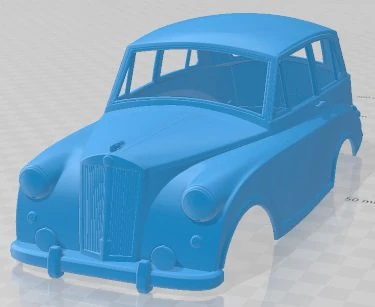 Triumph Mayflower 1949 Printable Body Car 3D Print Model .c4d .max .obj .3ds .fbx .stl .blend 
