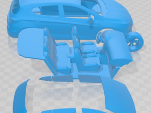 Opel Astra 2020 Printable Car 3D Принт Модель