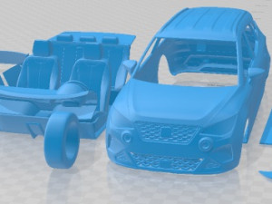 Seat Arona 2022 Printable Car 3D प्रिंट मॉडल