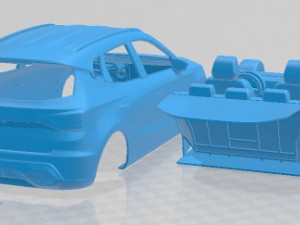 Seat Arona 2022 Printable Car 3D प्रिंट मॉडल