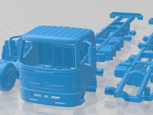 Hino 500 FC 2020 Printable Truck Modelo de impresión 3D