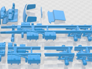 Hino 500 FC 2020 Printable Truck 3D Print Model