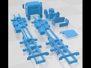 Hino 500 FC 2020 Printable Truck 3D Print Model