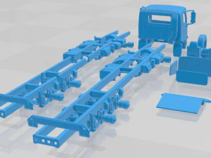 Hino 500 FC 2020 Printable Truck 3D Print Model