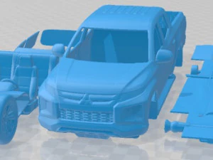 Mitsubishi L200 2019 Printable Car 3D Print Model