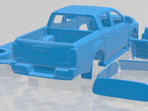 Mitsubishi L200 2019 Printable Car 3D Print Model