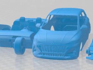 Hyundai i10 2020 Printable Car 3D Print Model