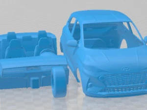Hyundai i10 2020 Printable Car 3D Print Model