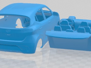 Hyundai i10 2020 Printable Car 3D 프린트 모델