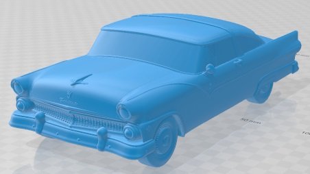 Crown Victoria 1955 Printable Car Modelo de Impressão 3D .c4d .max .obj .3ds .fbx .stl .blend 
