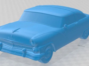Carro para impress&atilde;o Crown Victoria 1955 Modelo de Impressão 3D