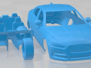 Jaguar XE 2020 Printable Car 3D Druckmodell