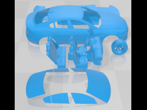 Jaguar XE 2020 Printable Car 3D Druckmodell