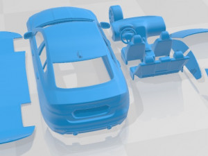 Jaguar XE 2020 Printable Car 3D Druckmodell