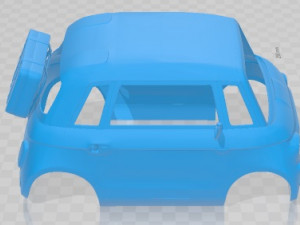 Fiat Topolino 2023 Printable Body Car Modelo de Impressão 3D
