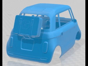 Fiat Topolino 2023 Printable Body Car Modelo de Impressão 3D