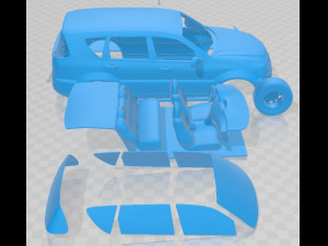 SsangYong Rexton 2014 Printable Car Modelo de Impressão 3D