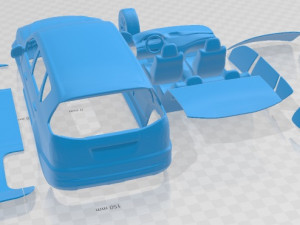 SsangYong Rexton 2014 Printable Car Modelo de Impressão 3D
