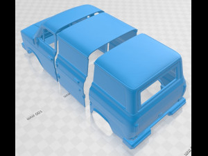 Transit PanelVan 1978 Printable Body Van 3D Принт Модель