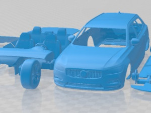 Volvo V90 Cross Country 2020 Printable Car 3D Print Model