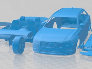 볼보 V90 크로스 컨트리 2020 인쇄 가능한 자동차 3D 프린트 모델