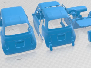 Fiat Topolino 2023 Printable Car 3D Print Model