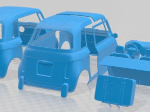 Fiat Topolino 2023 Printable Car 3D Print Model