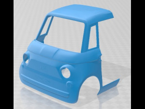 Fiat Topolino 2023 Printable Car Model do druku 3D