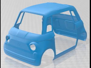 Fiat Topolino 2023 Printable Car Model do druku 3D