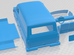 Transit PanelVan 1978 Printable Van 3D प्रिंट मॉडल