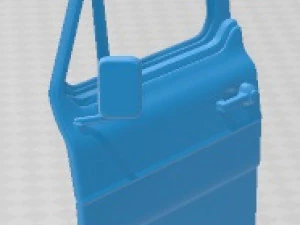 Transit PanelVan 1978 Printable Van 3D Print Model