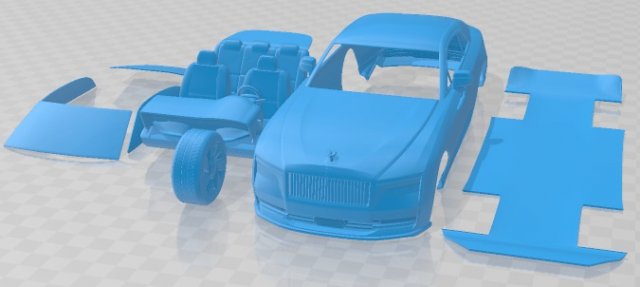 Specter Printable Car 3D Принт Модель .c4d .max .obj .3ds .fbx .stl .blend 