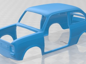 Fiat 850 Printable Car 3D 프린트 모델