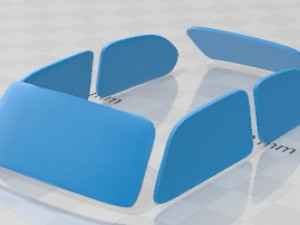 Fiat 850 Printable Car 3D 프린트 모델