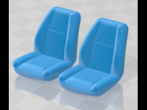 Fiat 850 Printable Car 3D 프린트 모델