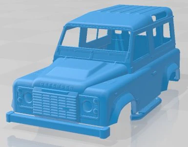 Land Rover Defender Works V8 - V2-0 Printable Body Car 3D Print Model .c4d .max .obj .3ds .fbx .stl .blend 