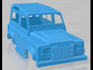 Land Rover Defender Works V8 - V2-0 Printable Body Car 3Dプリントモデル