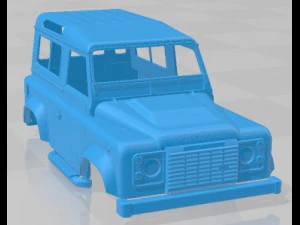 Land Rover Defender Works V8 - V2-0 Printable Body Car 3D Print Model