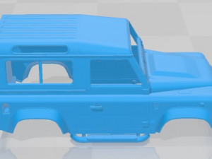 Land Rover Defender Works V8 - V2-0 Printable Body Car 3Dプリントモデル