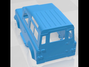 Land Rover Defender Works V8 - V2-0 Printable Body Car 3Dプリントモデル