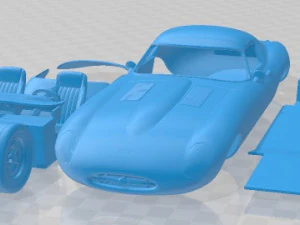 Jaguar Eagle GT Printable Car 3D Print Model