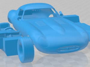 Jaguar Eagle GT Printable Car 3D Принт Модель