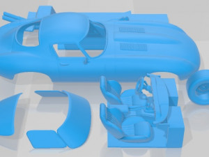 Jaguar Eagle GT Printable Car 3D Принт Модель