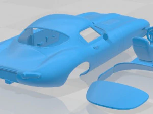 Jaguar Eagle GT Printable Car 3D Print Model