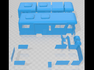Condor 2 1971 Printable Motorhome 3D 프린트 모델