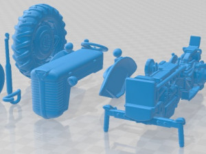 Massey Ferguson 65 Printable Tractor 3D प्रिंट मॉडल