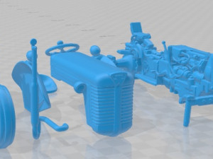 Massey Ferguson 65 Printable Tractor 3D printmodel