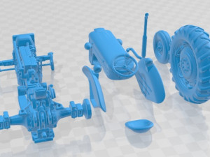 Massey Ferguson 65 Printable Tractor 3D printmodel
